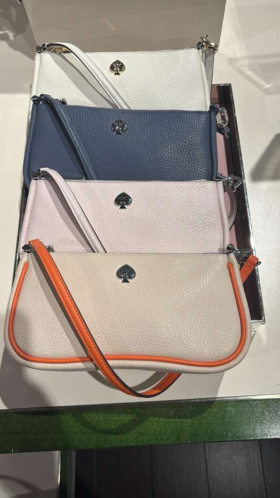 VN009 Kate spade 淨色手挽包 22X10CM