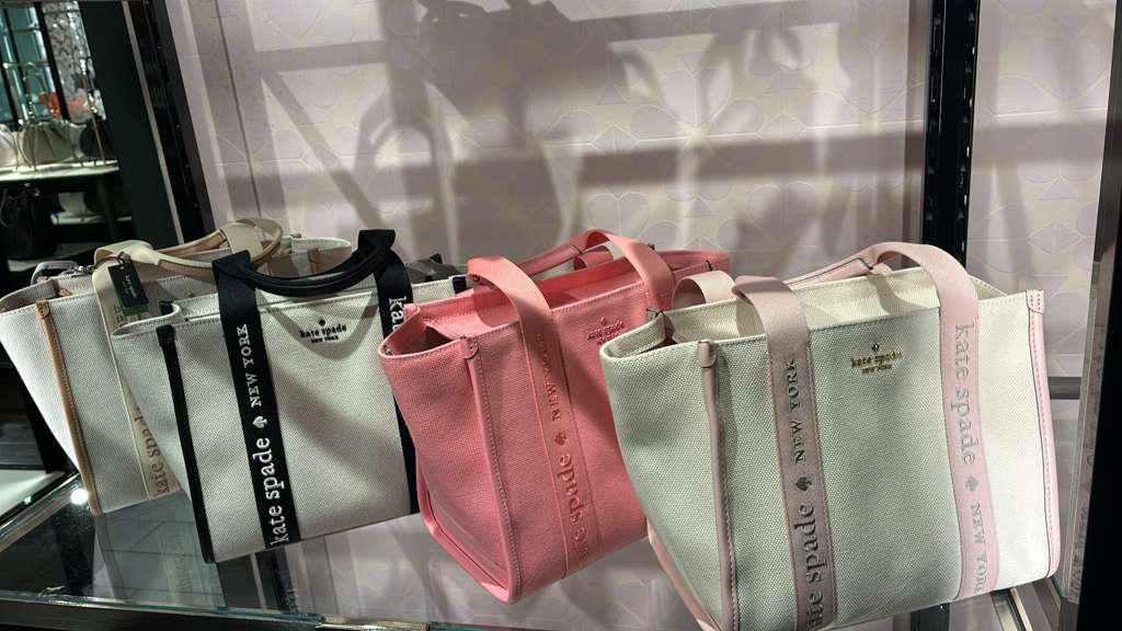 VN051 Kate spade 淨色LOGO邊兩用包 大SIZE 34x 21CM