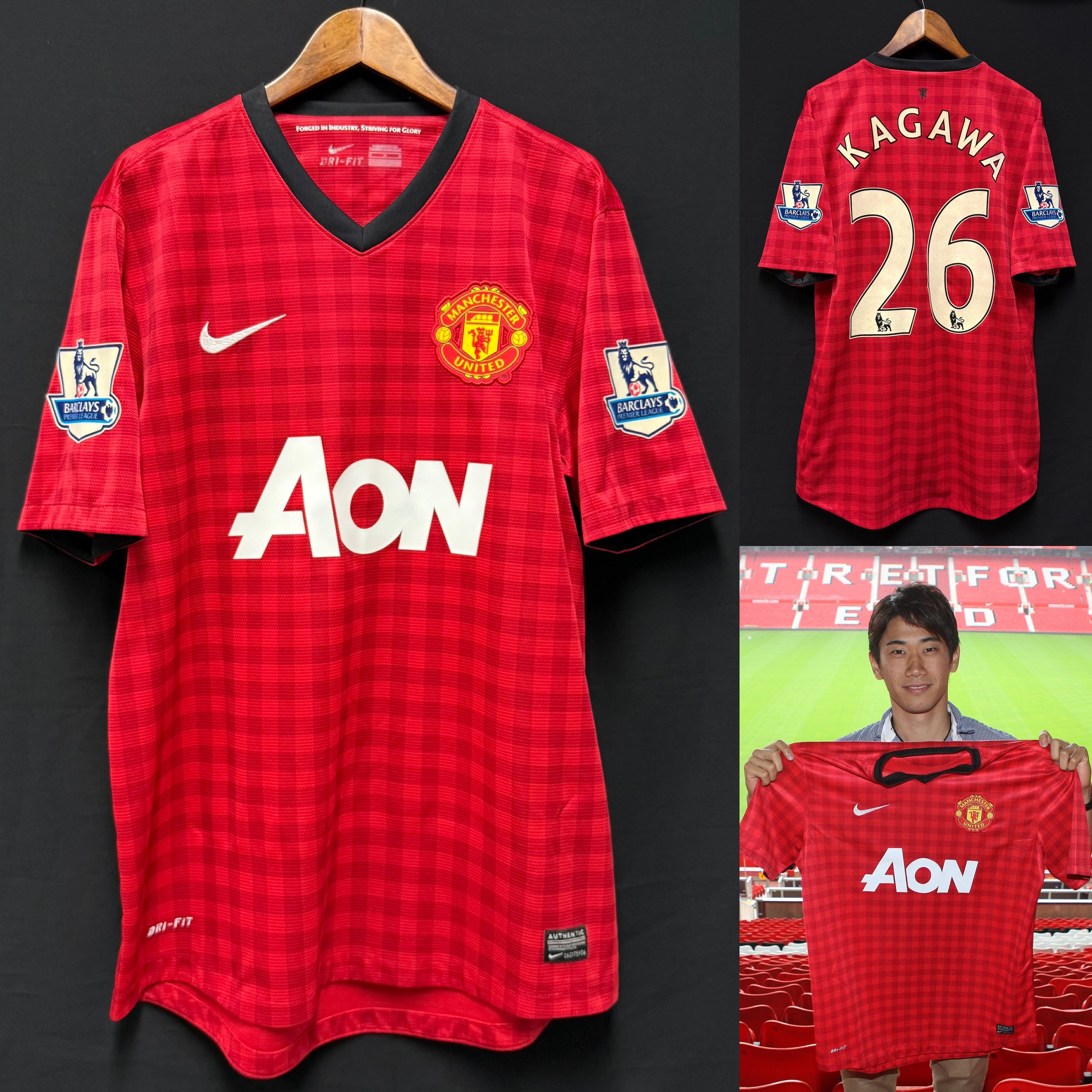 Manchester United 2012-2013 Nike Home Shirt #26 KAGAWA