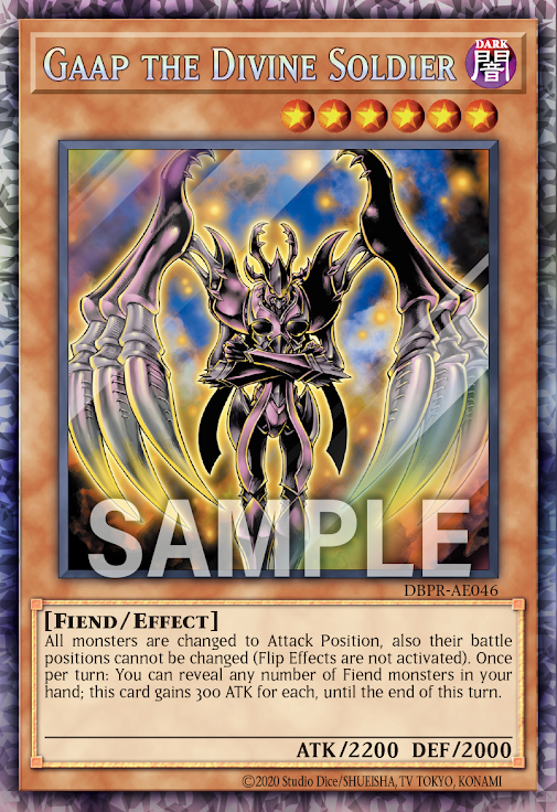 DBPR-AE046 (N/CR)Gaap the Divine Soldier(軍神蓋布)