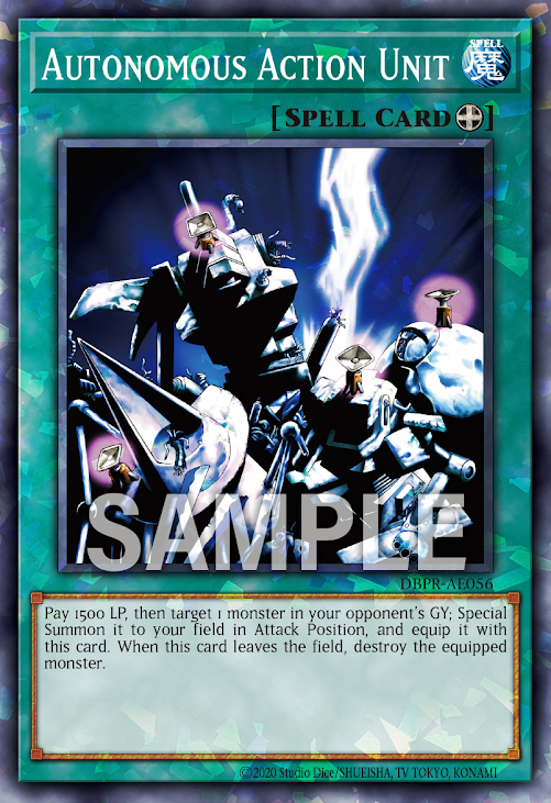 DBPR-AE056 Autonomous Action Unit(自律行動裝置)