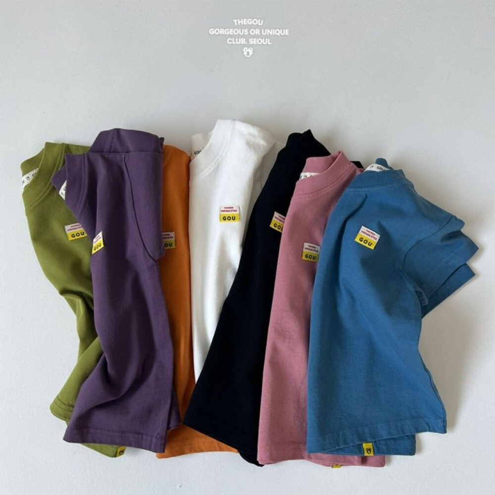 90-160 Gou 七色基本短袖上衣 7色