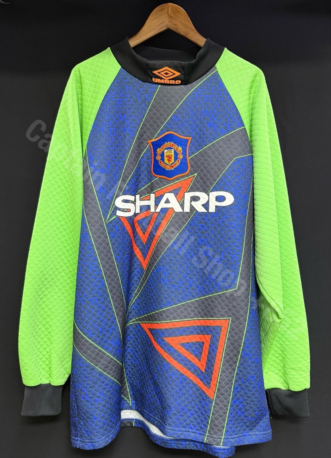 Manchester United 1994-1995 Umbro Goalkeeper Shirt #1 SCHMEICHEL