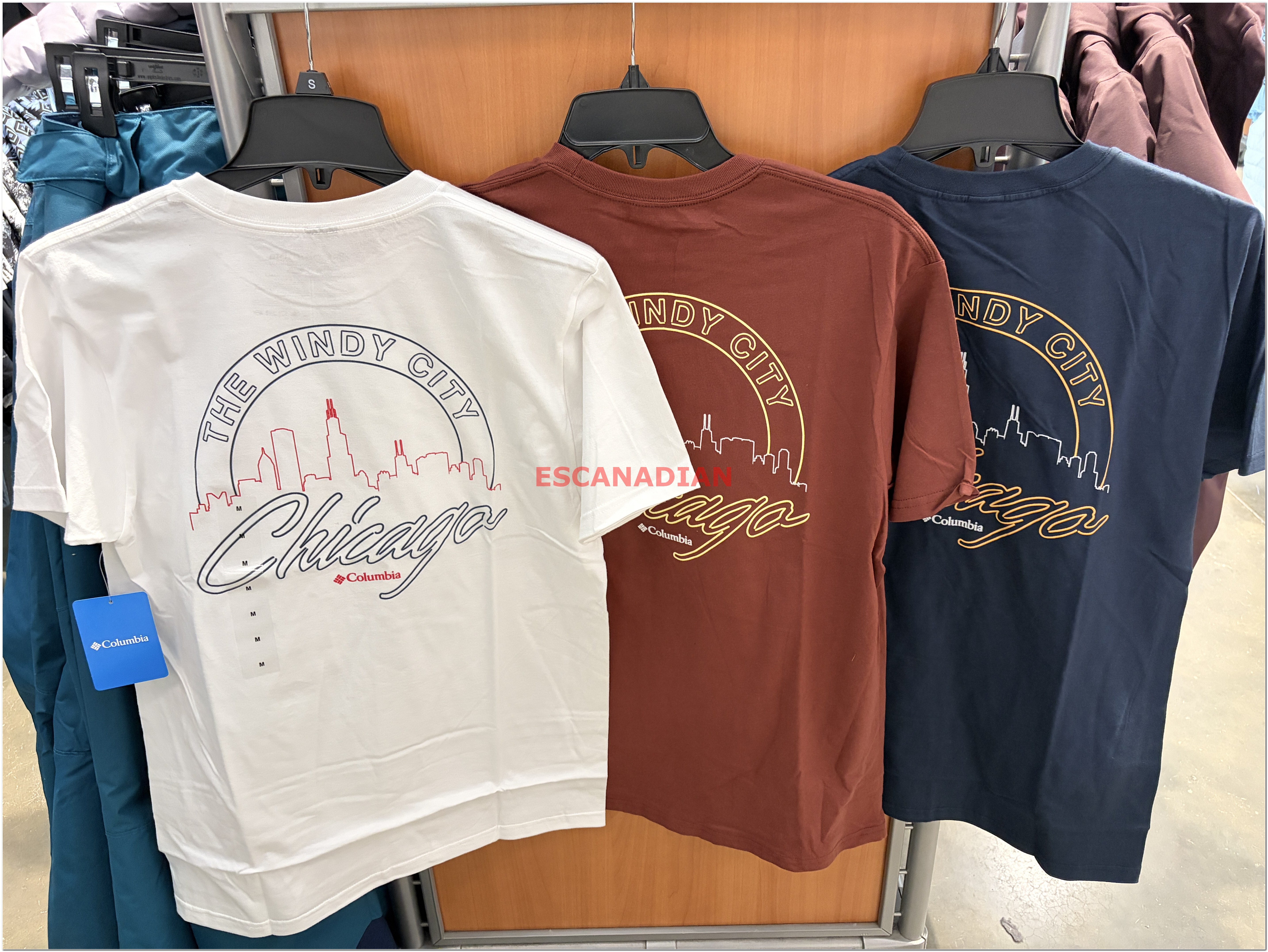 【限時】Columbia 男大人 芝加哥限定款 正反圖案 短TEE (3色)