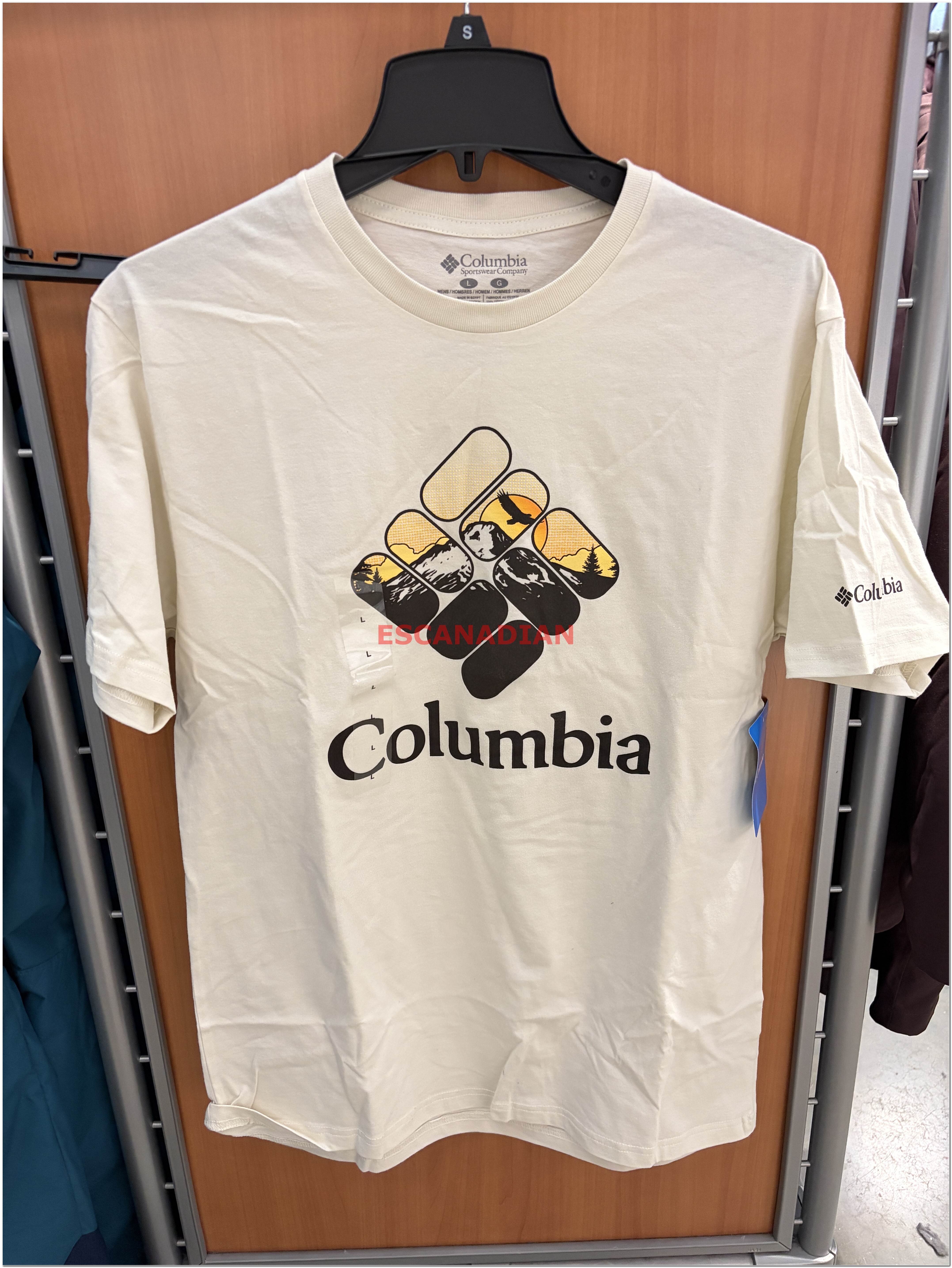 【限時】Columbia 男大人 造型Logo圖案 短TEE