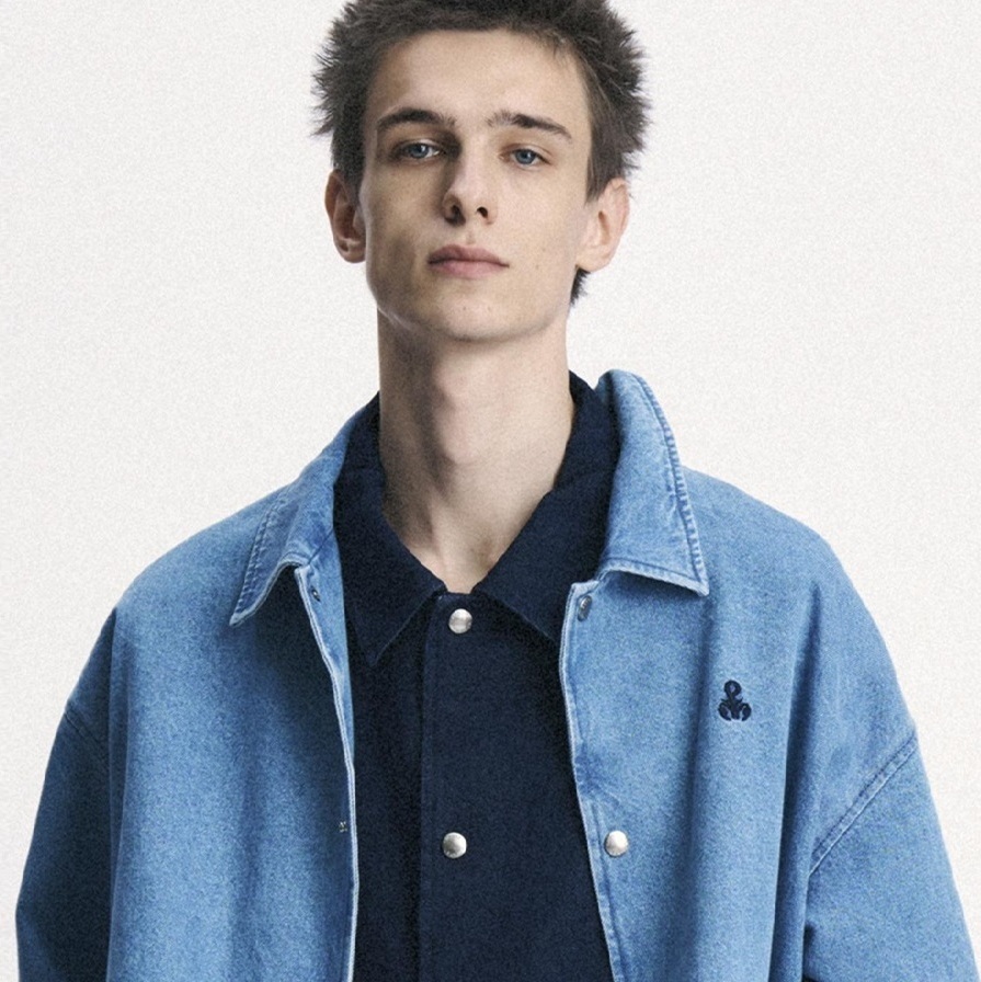 SOPHNET 2026 DICKIES OVERSIZED COACH JACKET - LT.INDIGO PRE ORDER ITEM (預訂中)