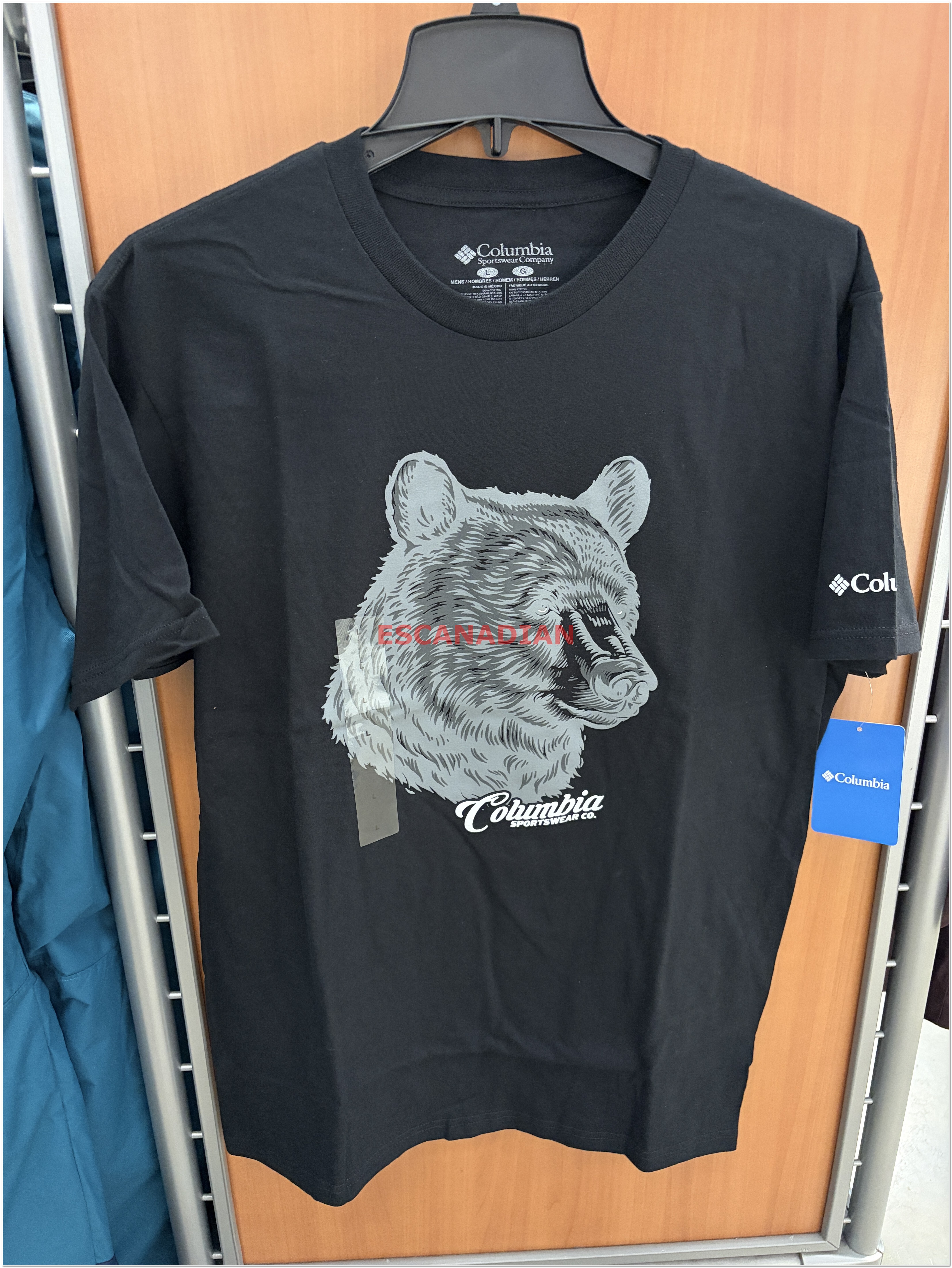 【限時】Columbia 男大人 動物圖案 短TEE