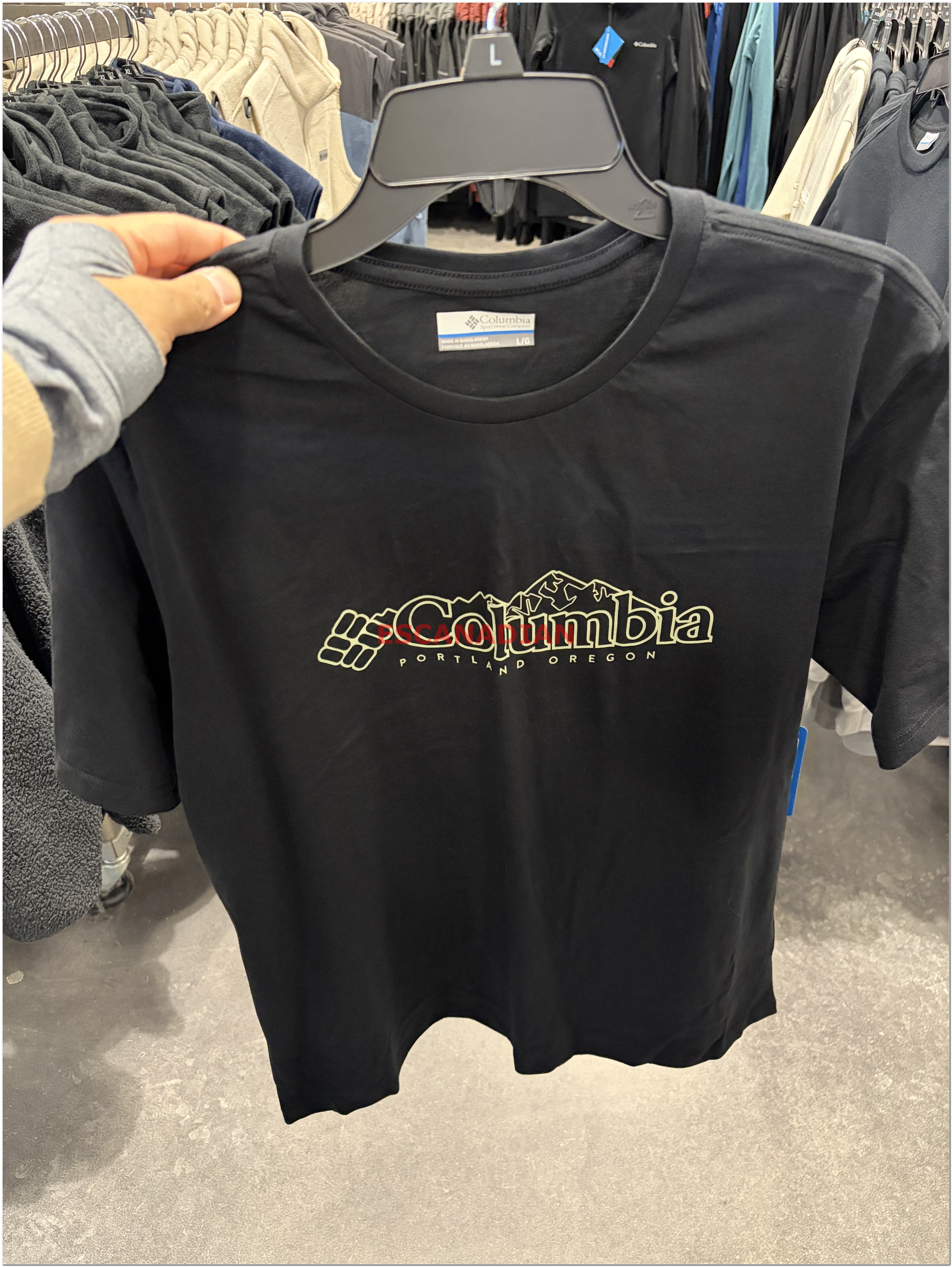 【限時】Columbia  男大人 有機棉 經典LOGO圖案 短TEE