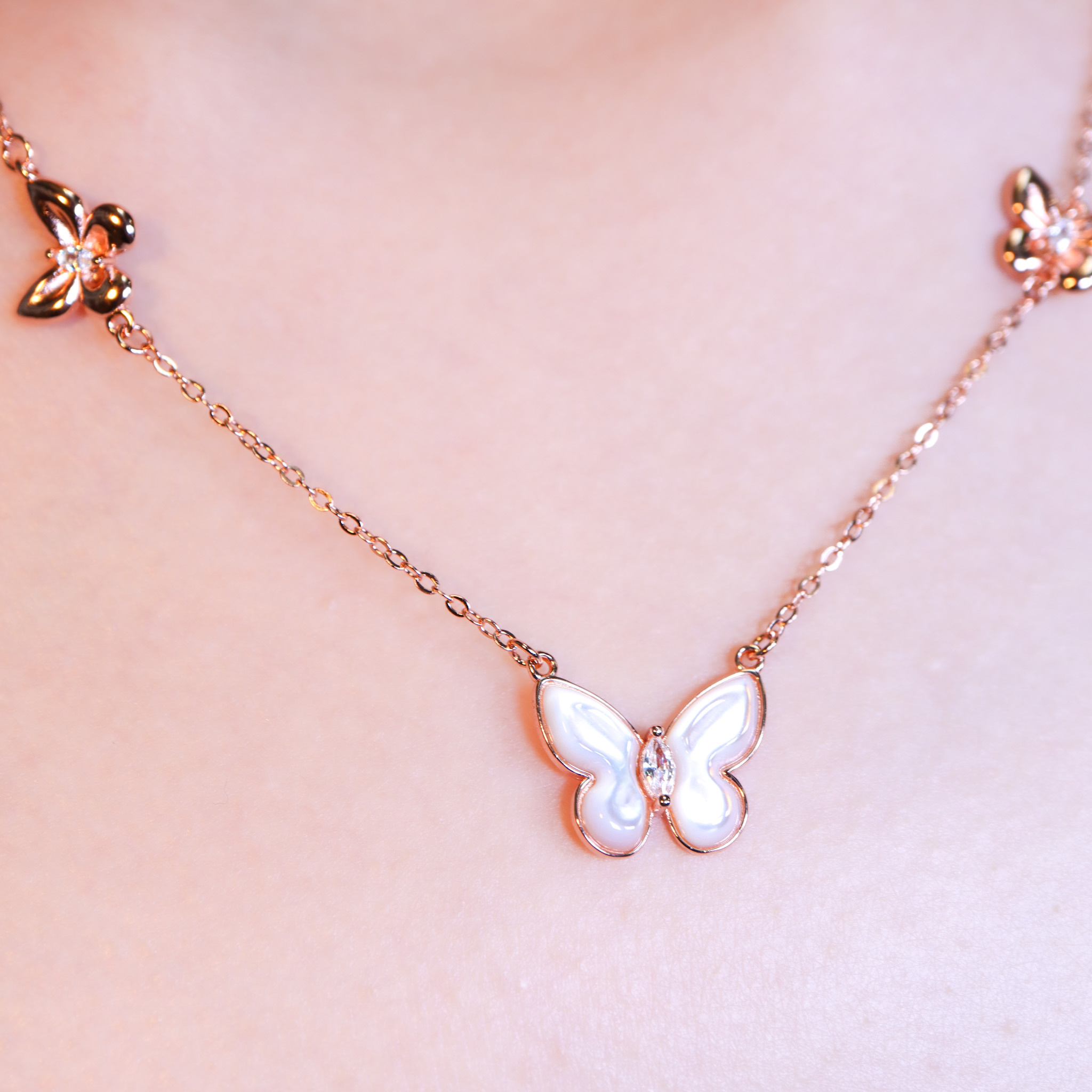 | 925純銀・玫瑰金 | 同頻的我們項鍊 | NE1585 |