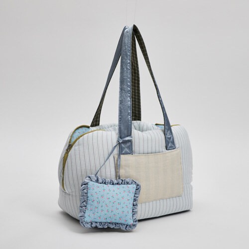 Louisdog 早安條紋貝殼包