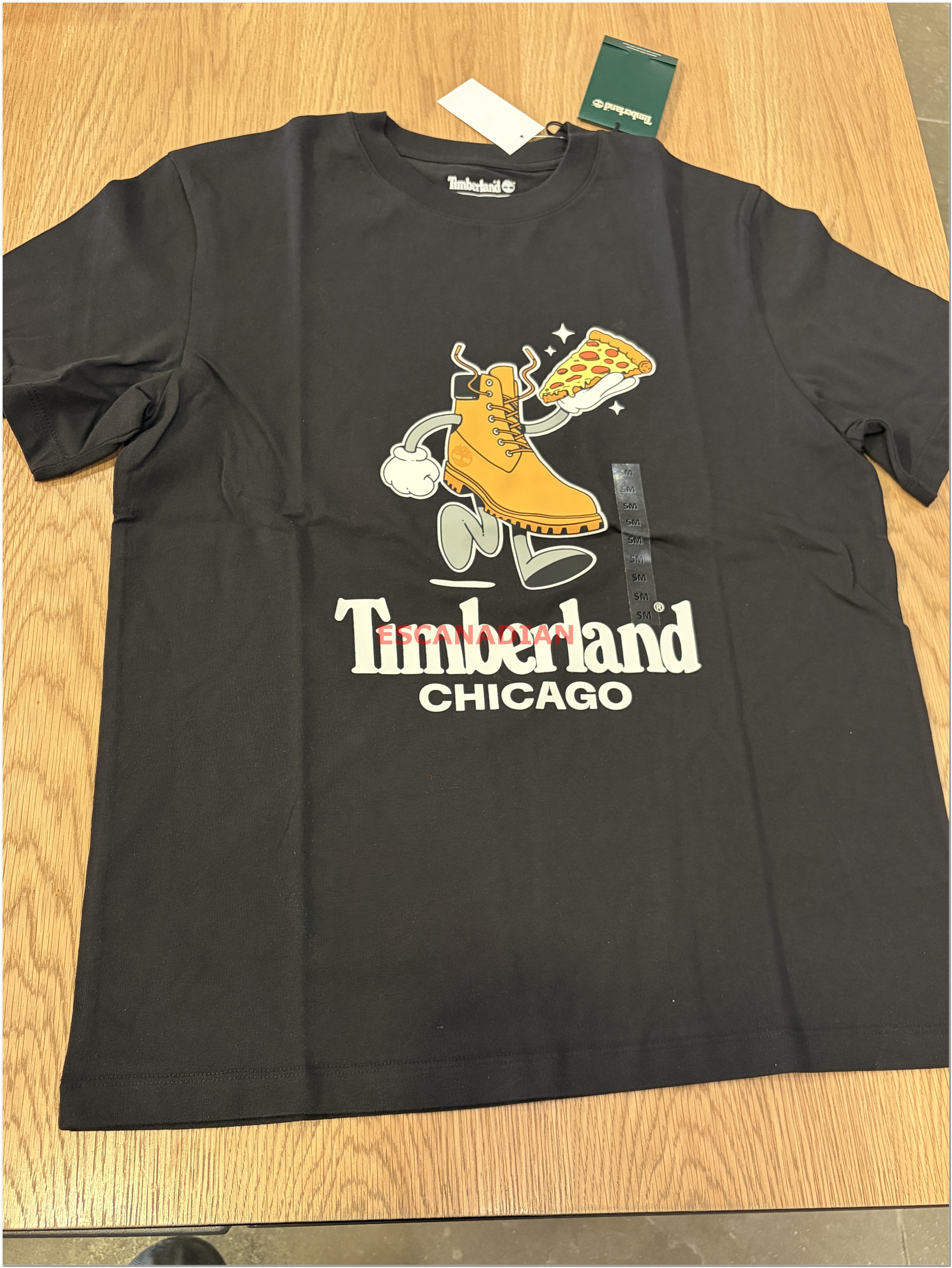 【限時】Timberland 大人 芝加哥 城市限定款 短TEE