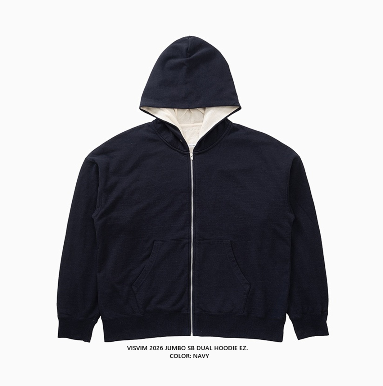 VISVIM 2026 S/S JUMBO SB DUAL HOODIE F.Z - PRE ORDER ITEM (預訂中)