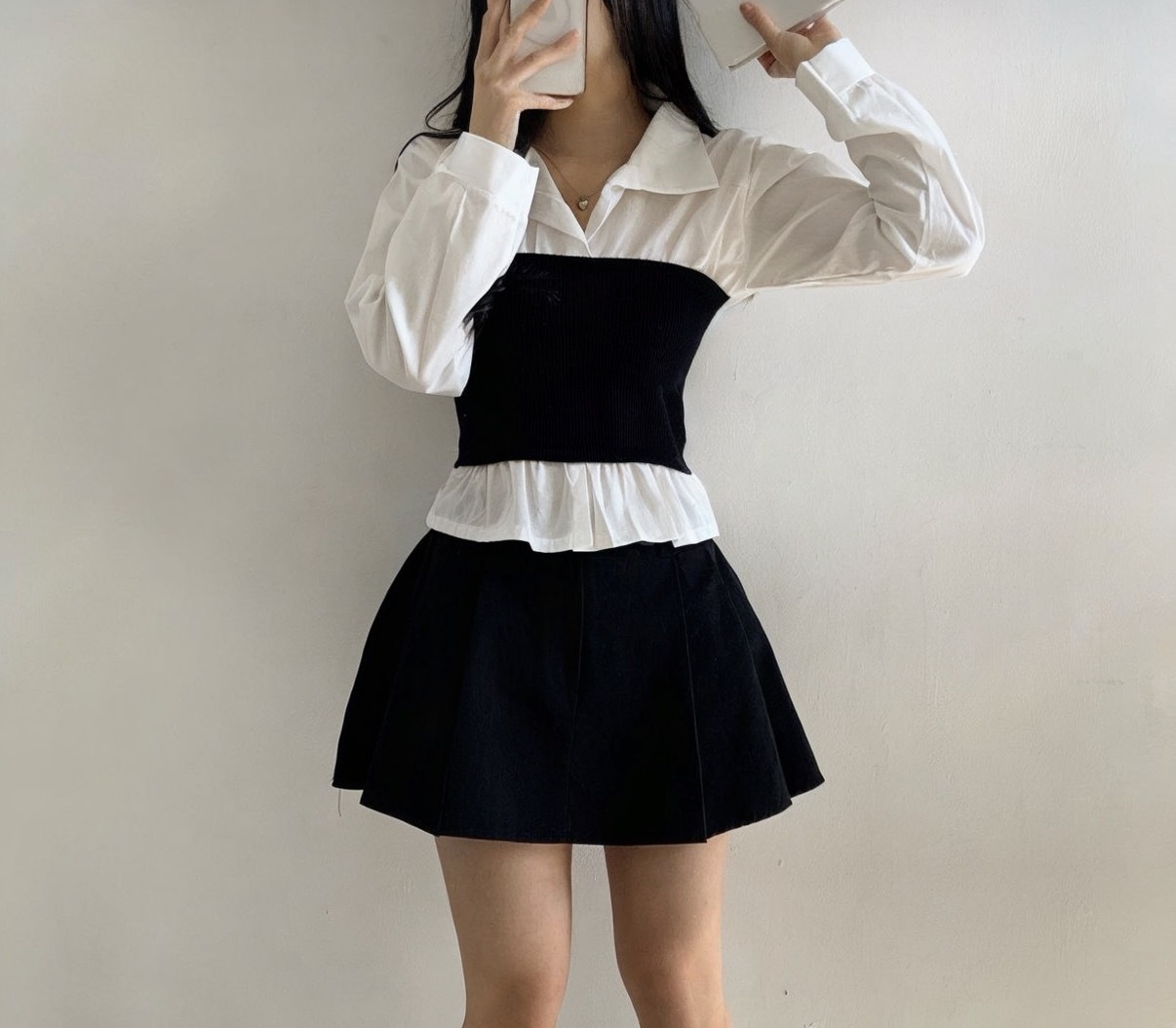 [OL風💼] 馬甲式襯衫