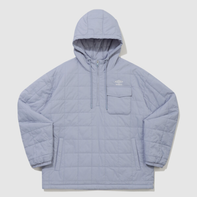 【代購】UMBRO Mellow 菱格鋪棉連帽套頭外套