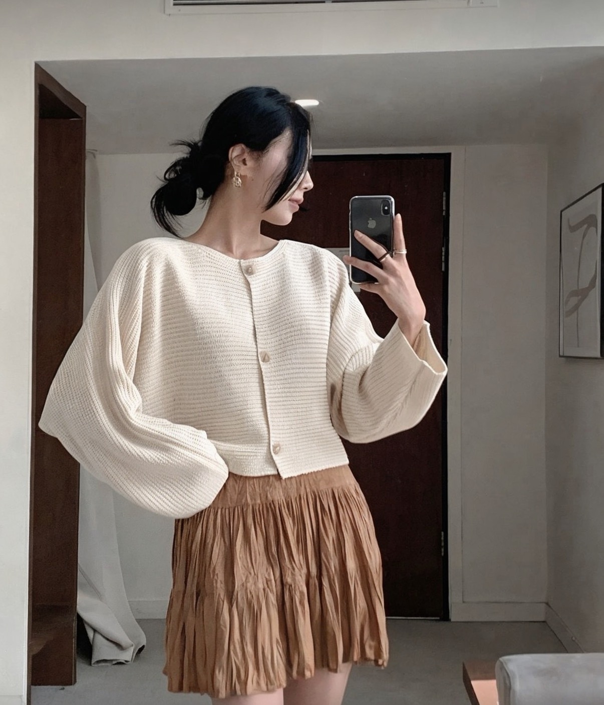 2way鬆身長袖開衫