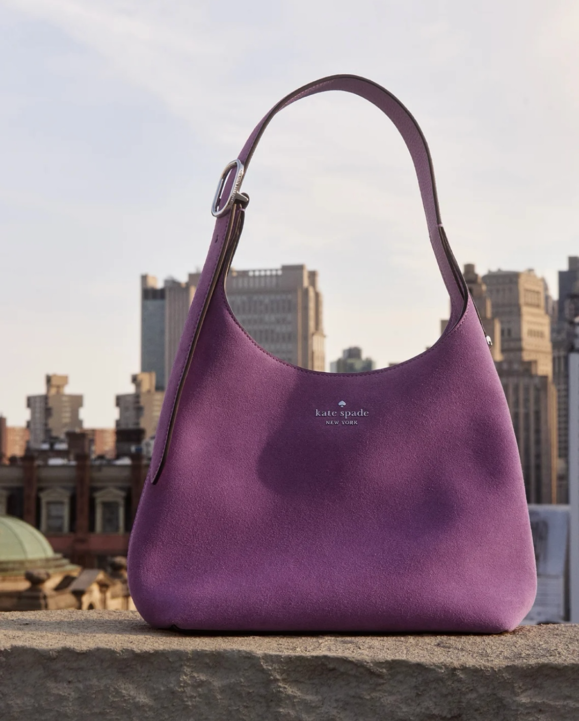 【預購】Kate Spade K0204809 454 Suede Large Shoulder Bag