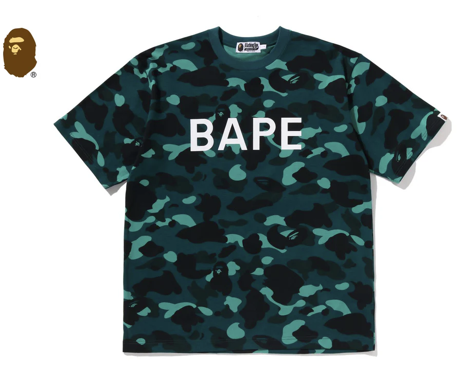 【BAPE男生】0214 發售 寬版 COLOR CAMO BAPE RELAXED FIT TEE
