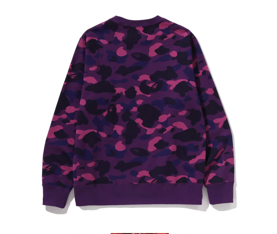 【BAPE男生】0214 發售 衛衣COLOR CAMO COLLEGE CREWNECK SWEATSHIRT