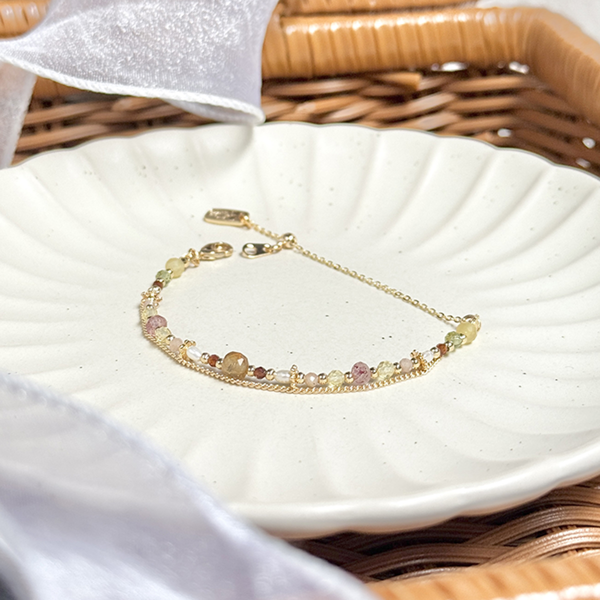 生日花 • 拾月參壹 • 金雞菊 – 黃水晶 – 手鍊