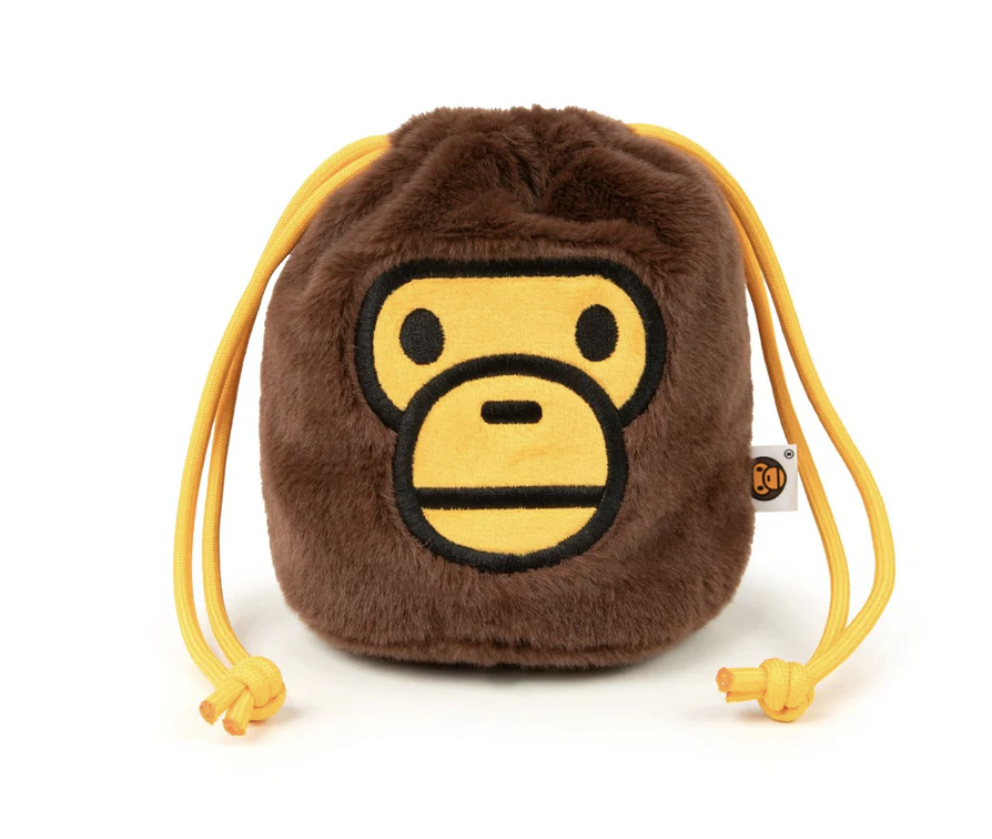 【BAPE配件】0214 發售 兩個一組 BABY MILO DRAWSTRING POUCH