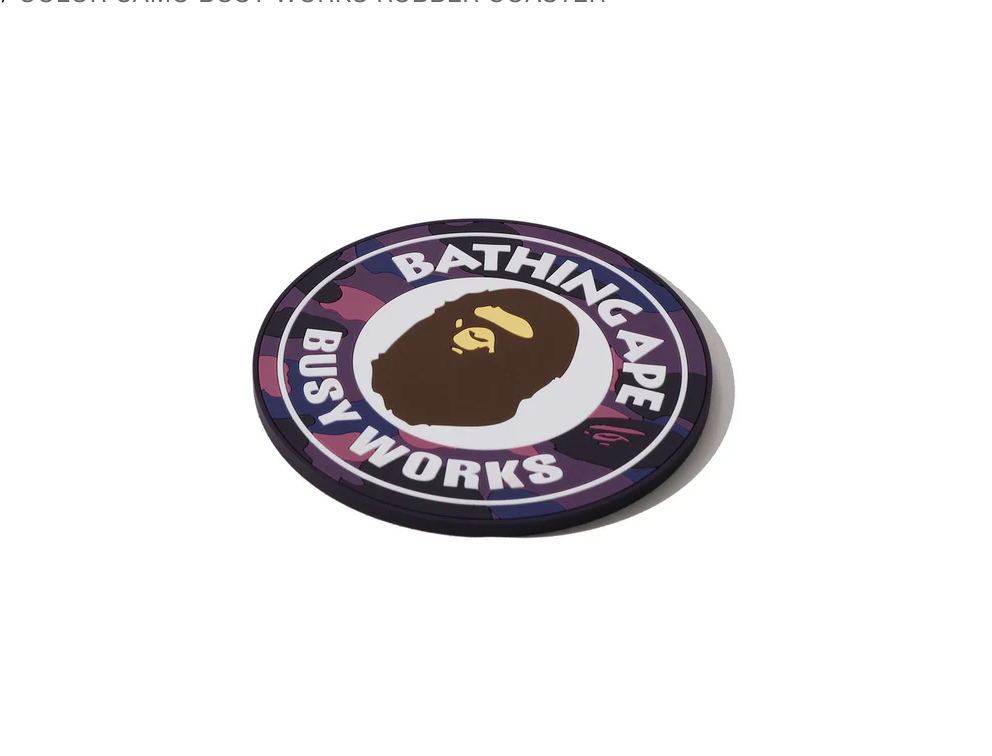 【BAPE配件】0214 發售 COLOR CAMO BUSY WORKS RUBBER COASTER