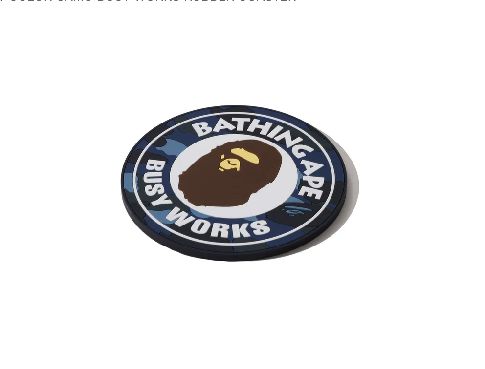 【BAPE配件】0214 發售 COLOR CAMO BUSY WORKS RUBBER COASTER