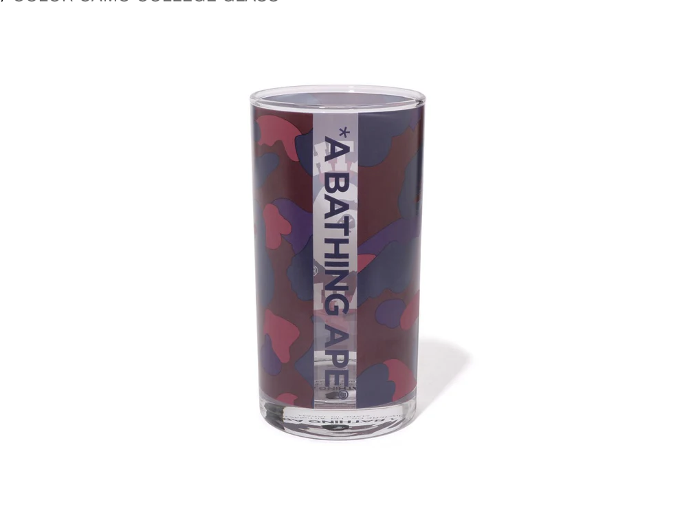 【BAPE配件】0214 發售 COLOR CAMO COLLEGE GLASS