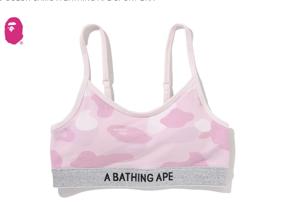 【BAPE配件】0214 發售 COLOR CAMO A BATHING APE SPORT BRA
