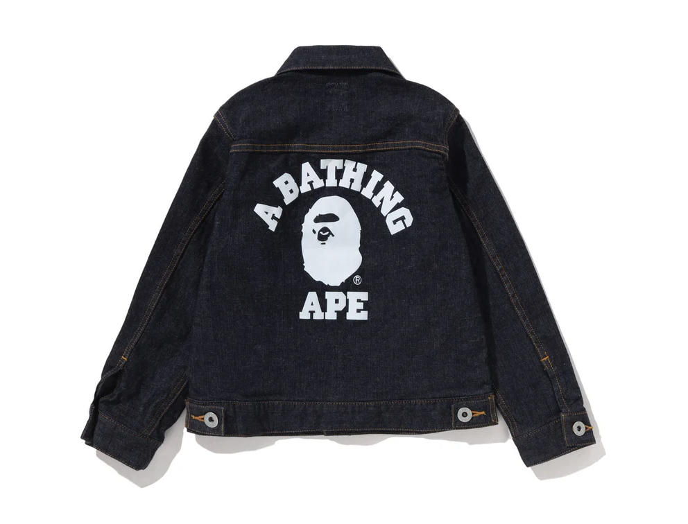 【BAPE童裝】0214 發售 COLLEGE 10 OZ DENIM JACKET
