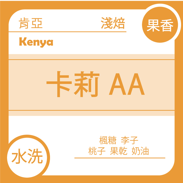 果香【肯亞 奇里亞加 卡莉 AA TOP】水洗