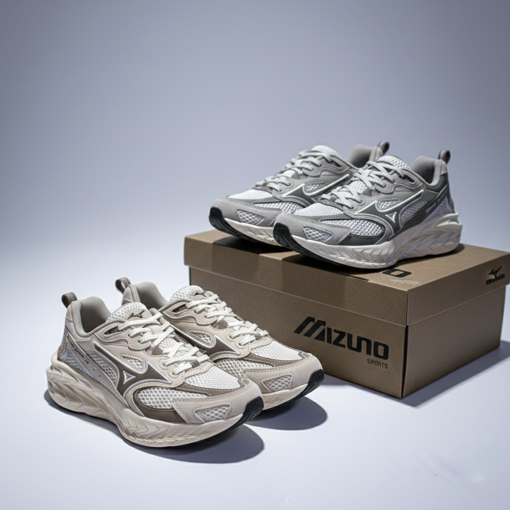 Mizuno 美津濃 ASTRO LS 反光 復古 厚底 增高 暴走鞋 男女同款 老爹鞋 慢跑鞋 D1GH252110 D1GH252106