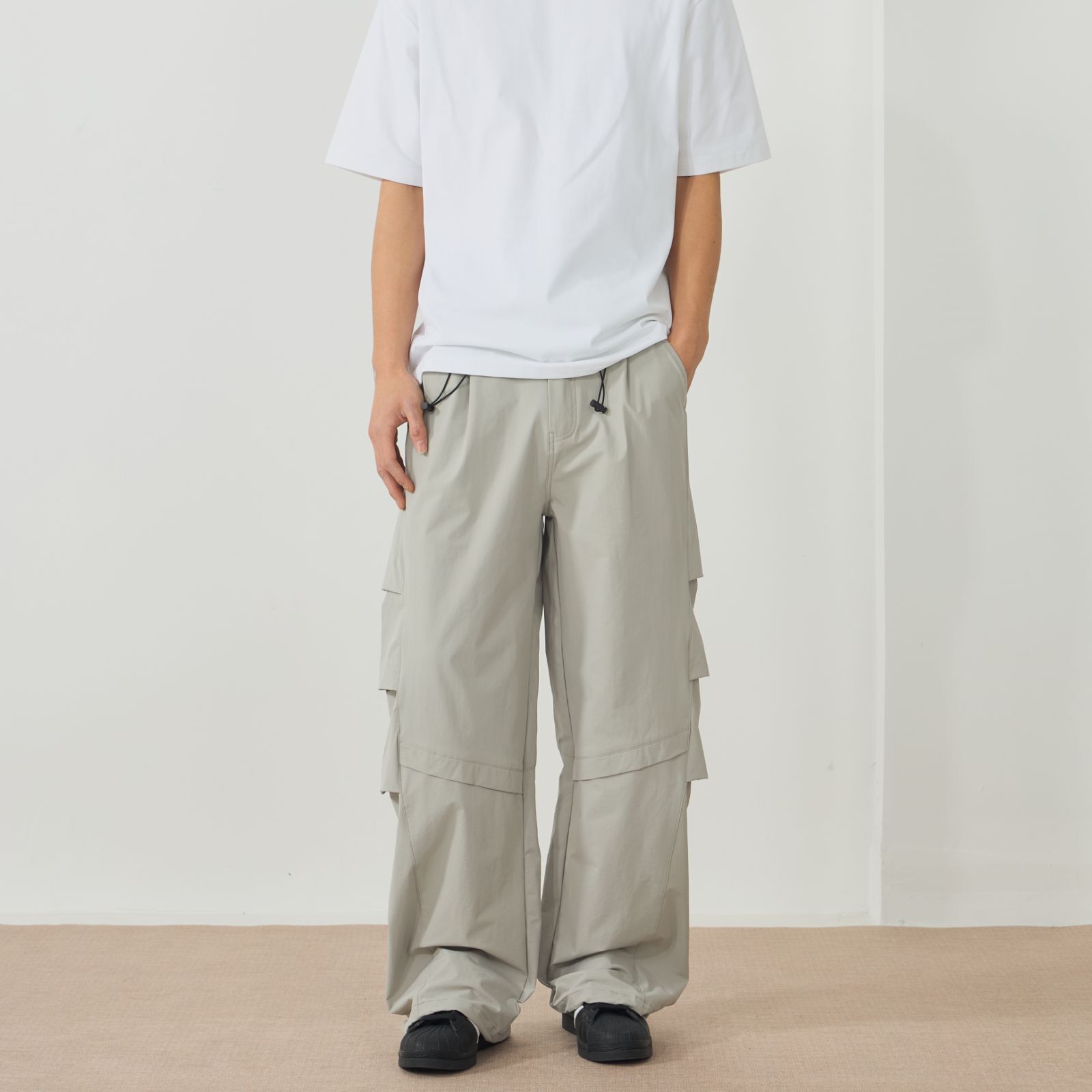 - SIMPLEACTION - 美式皺褶傘兵工裝褲