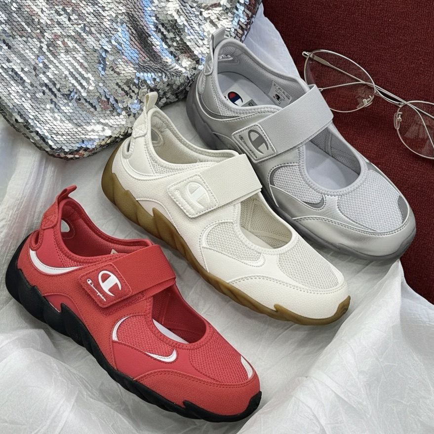 Champion Teryx Racer Mary Jane 瑪莉珍鞋 魔鬼氈 涼鞋