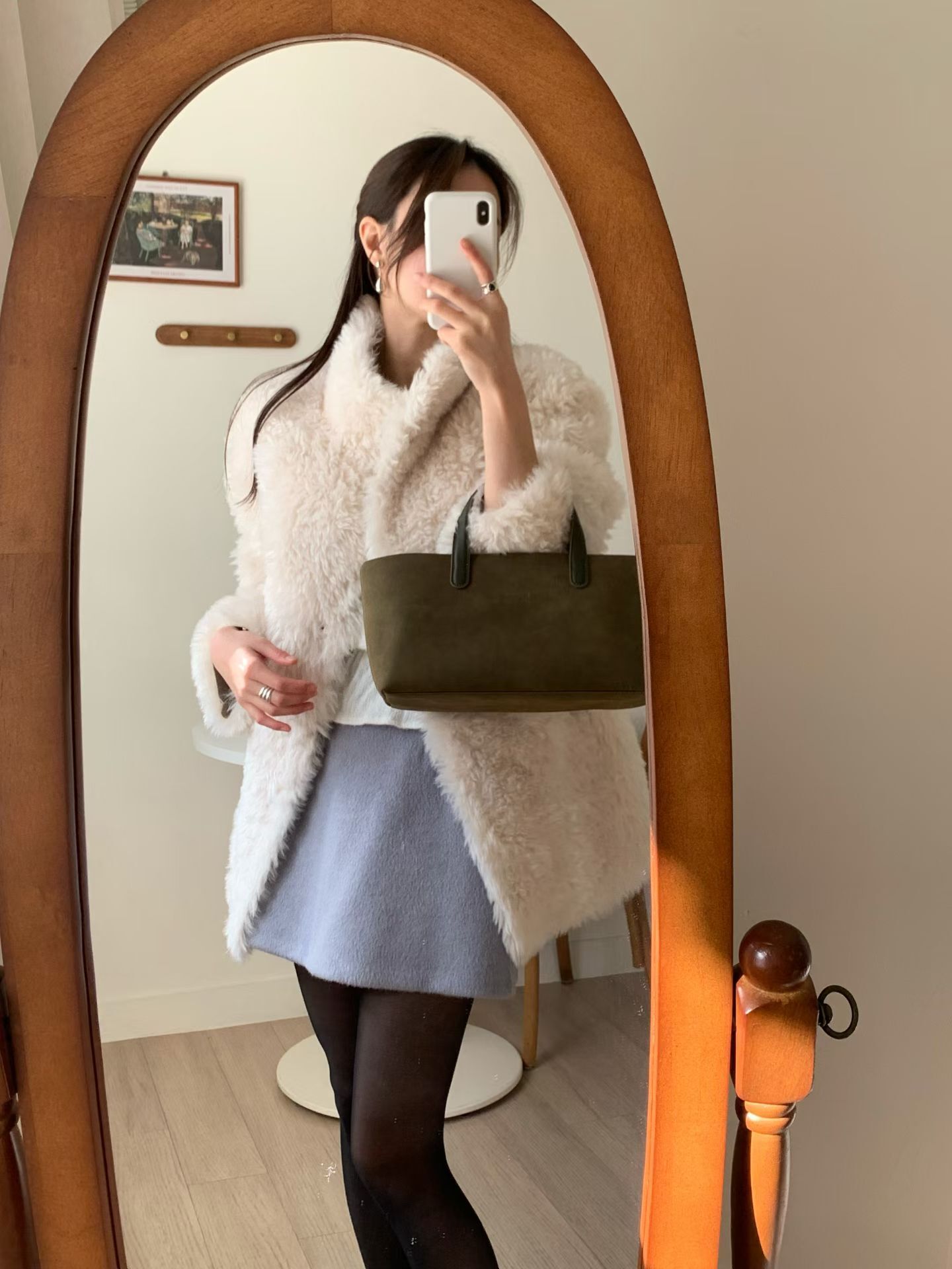 S50 長板毛毛外套