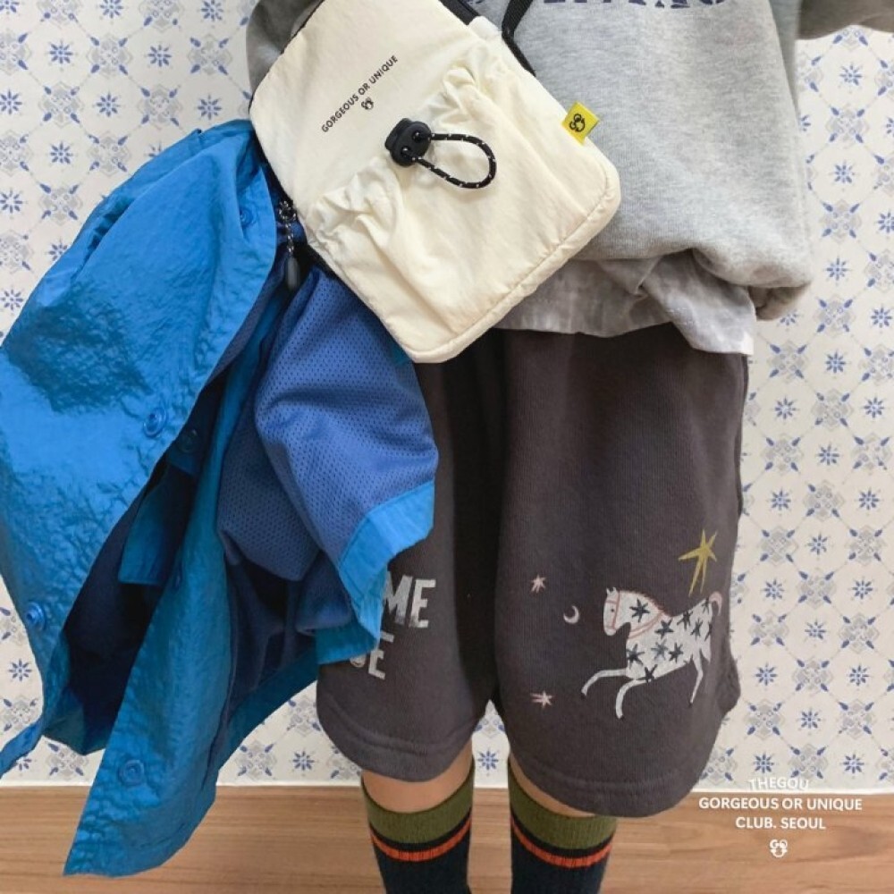 90-160 Gou 童趣小馬短褲 3色