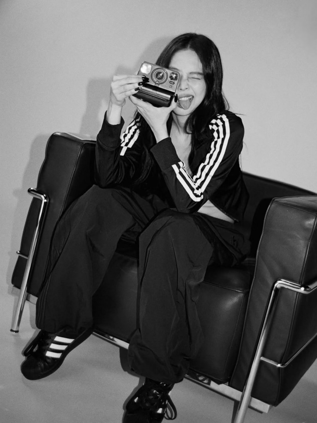 ADIDAS 三條線 短版 長袖 外套