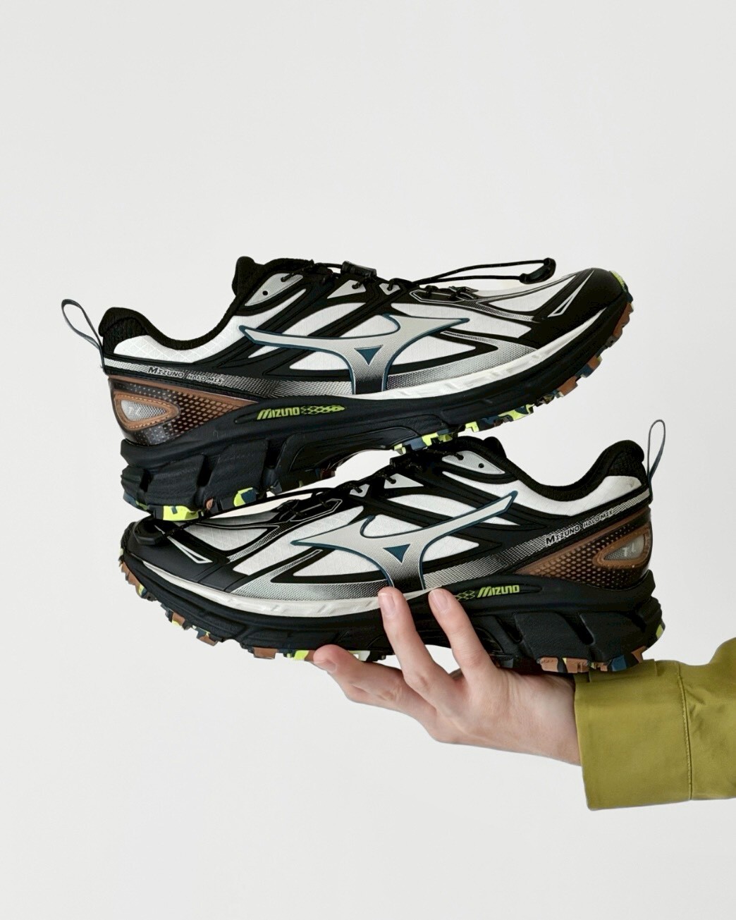 Mizuno Halo Mix TL 銀白棕 復古 防滑 防潑水 迷彩底 機能 慢跑鞋 運動鞋 男女鞋