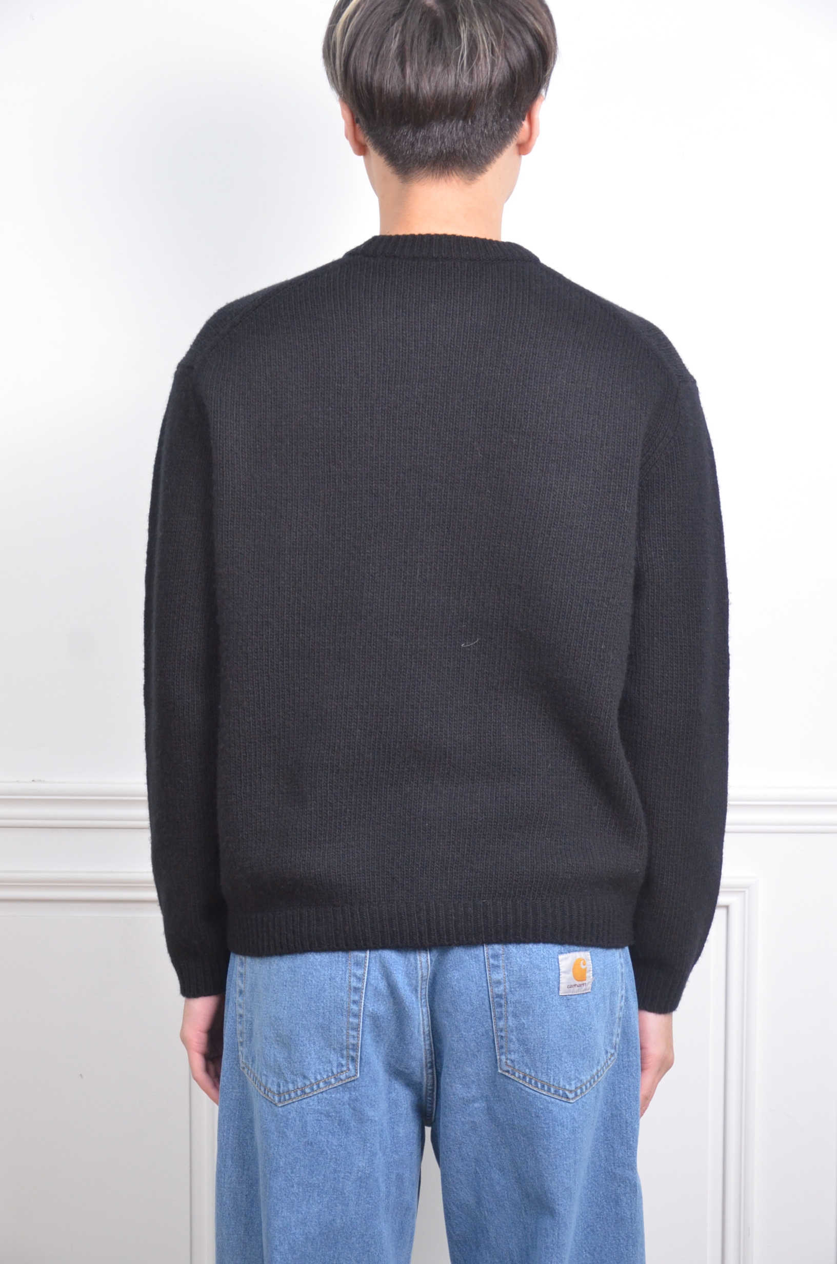 Maison Kitsune 大狐狸毛衣-黑【PM00806KH0002-P199】