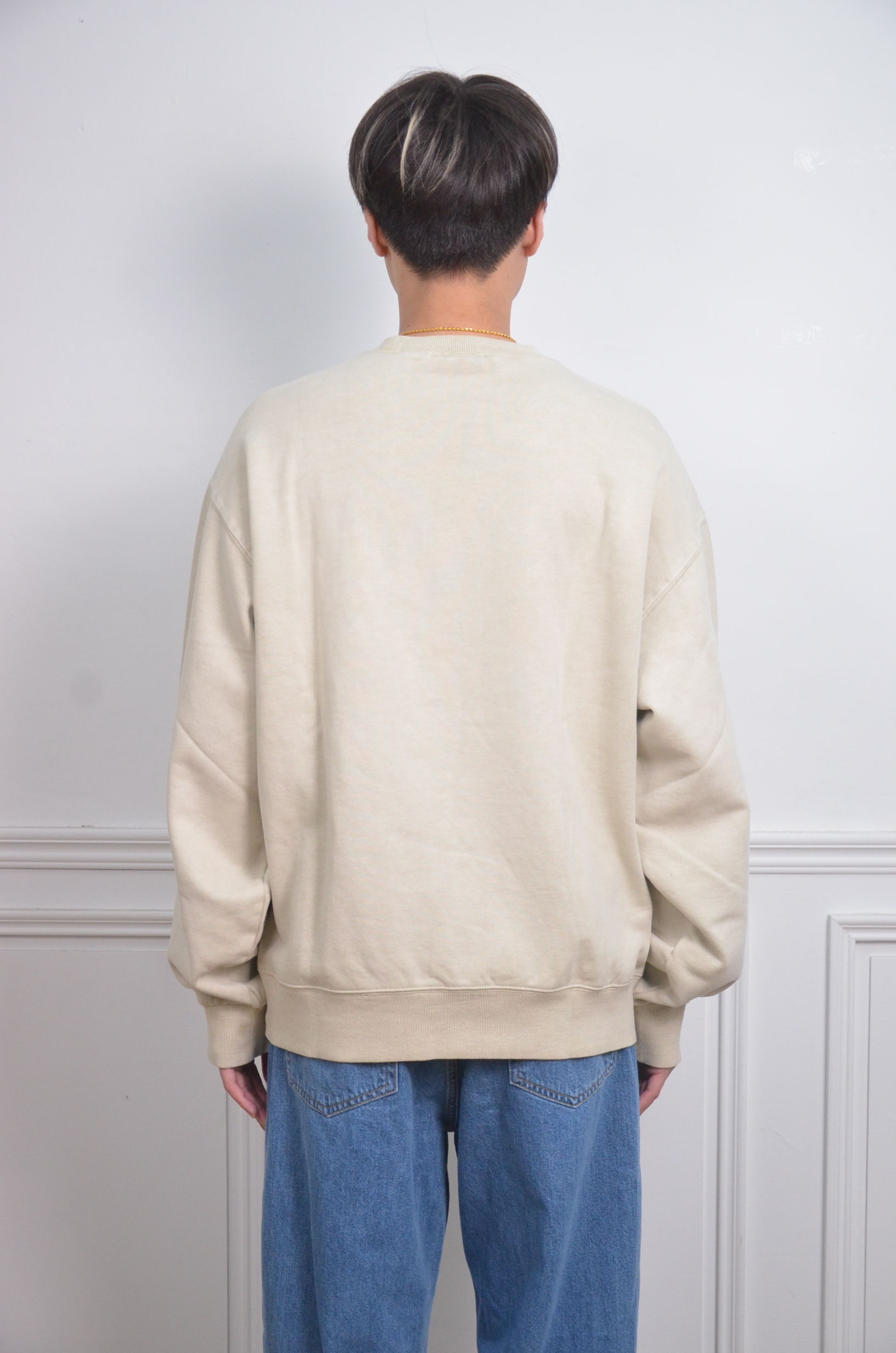 Carhartt Wip 刷毛大學T-米【I035304-2LPGD】