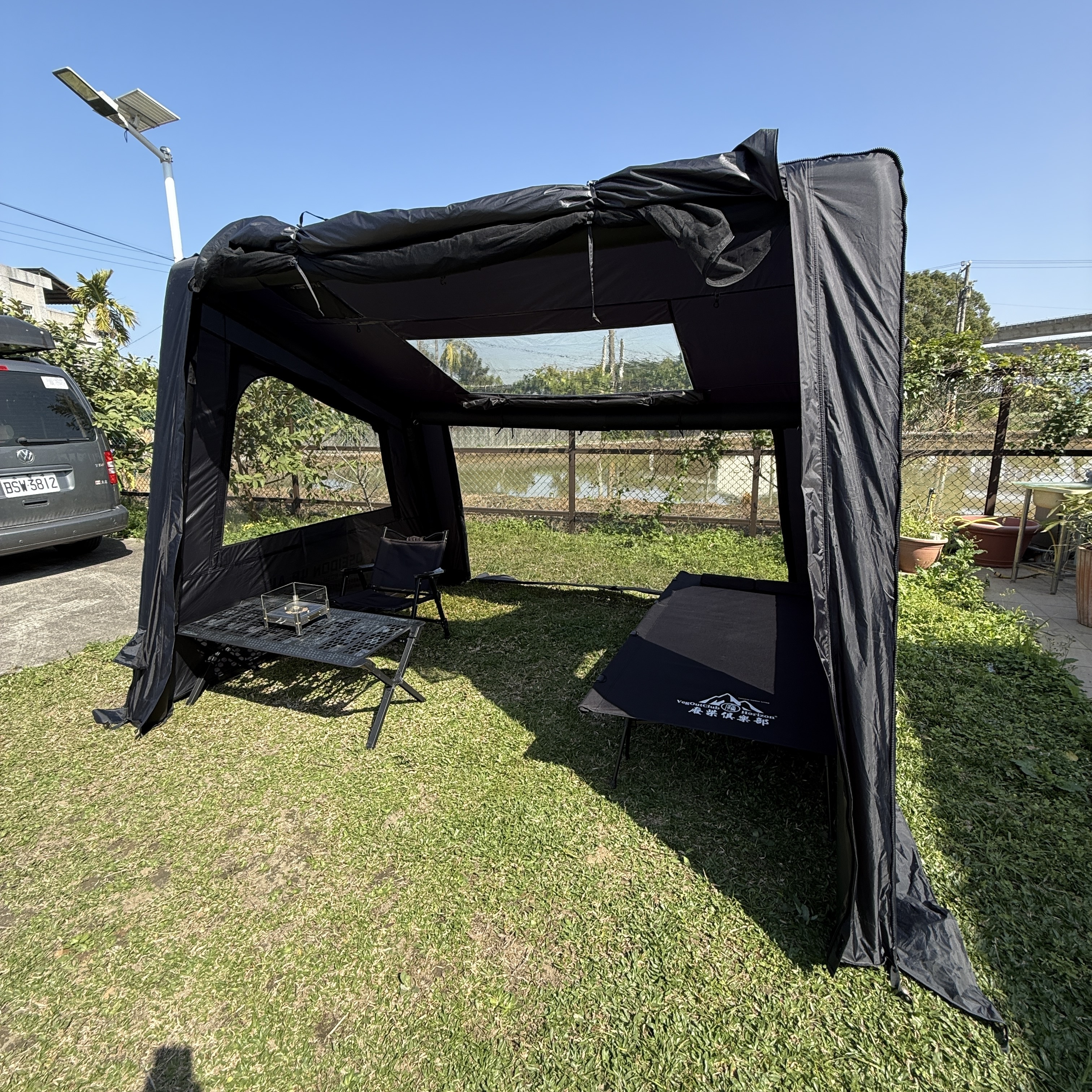 SPRINGHILL春山蓬萊4P軍事堡壘充氣戰略所-主帳