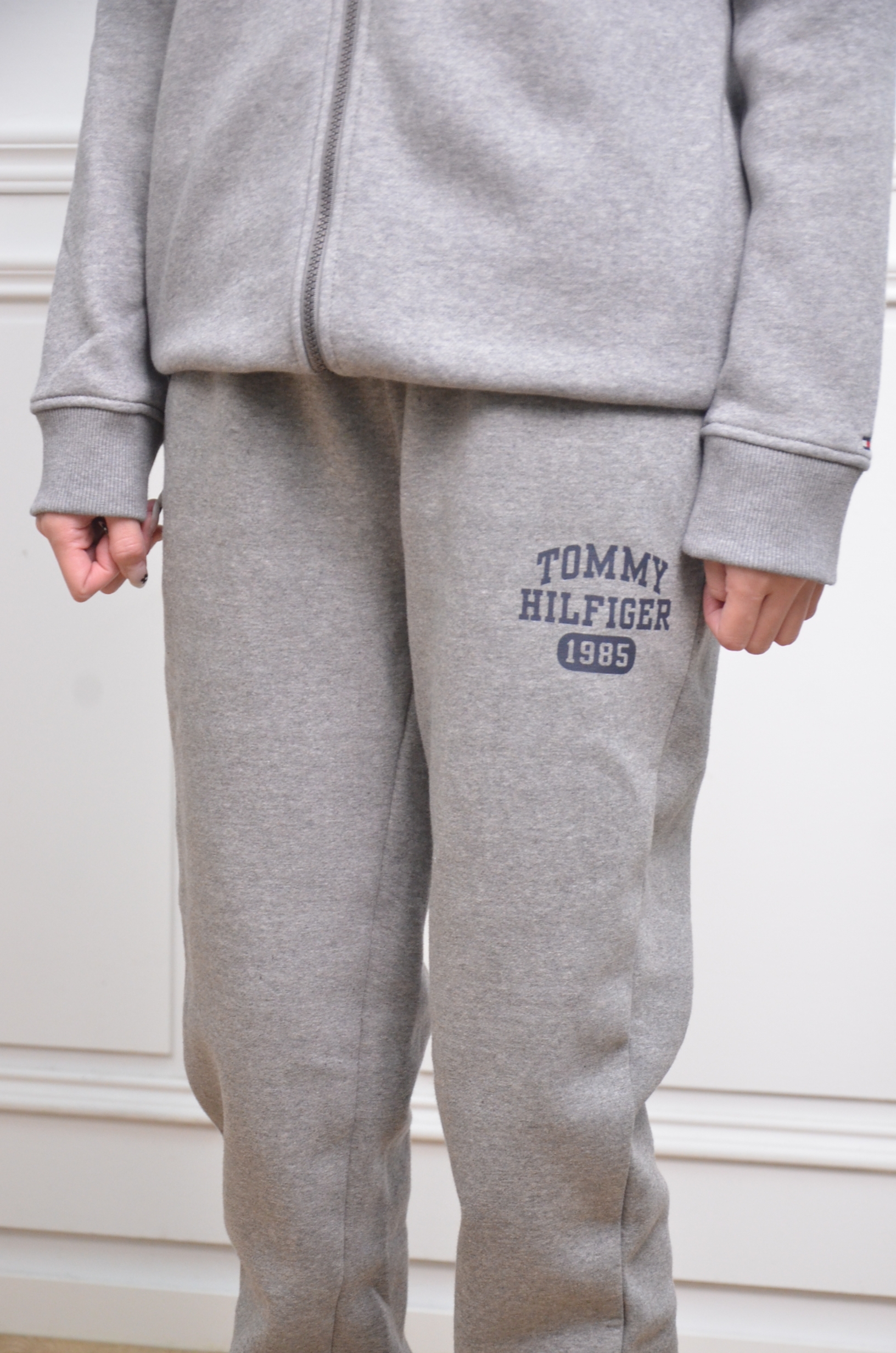 Tommy Hilfiger 1985運動長褲-青年款灰藍兩色