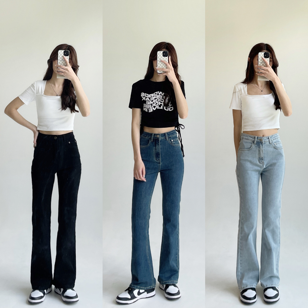 "獨家自訂”超彈性🔥激瘦神腿牛仔喇叭褲(加長版/S-XL)