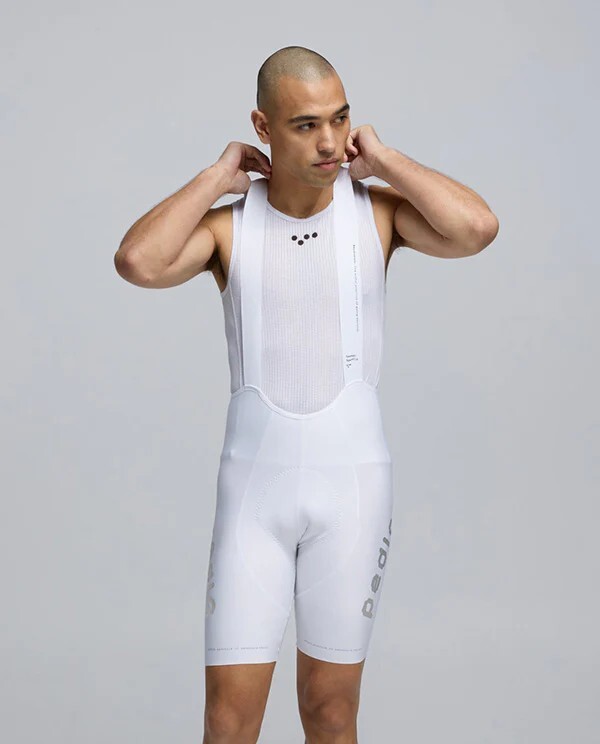 Pedla 男款車褲Dots SuperFIT 2.0 Bib Short White Reflective /白