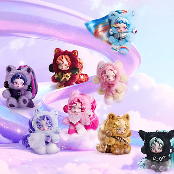 POP MART 泡泡瑪特 POPMART SKULLPANDA 小馬寶莉系列 搪膠毛絨掛件 吊飾 盲盒公仔