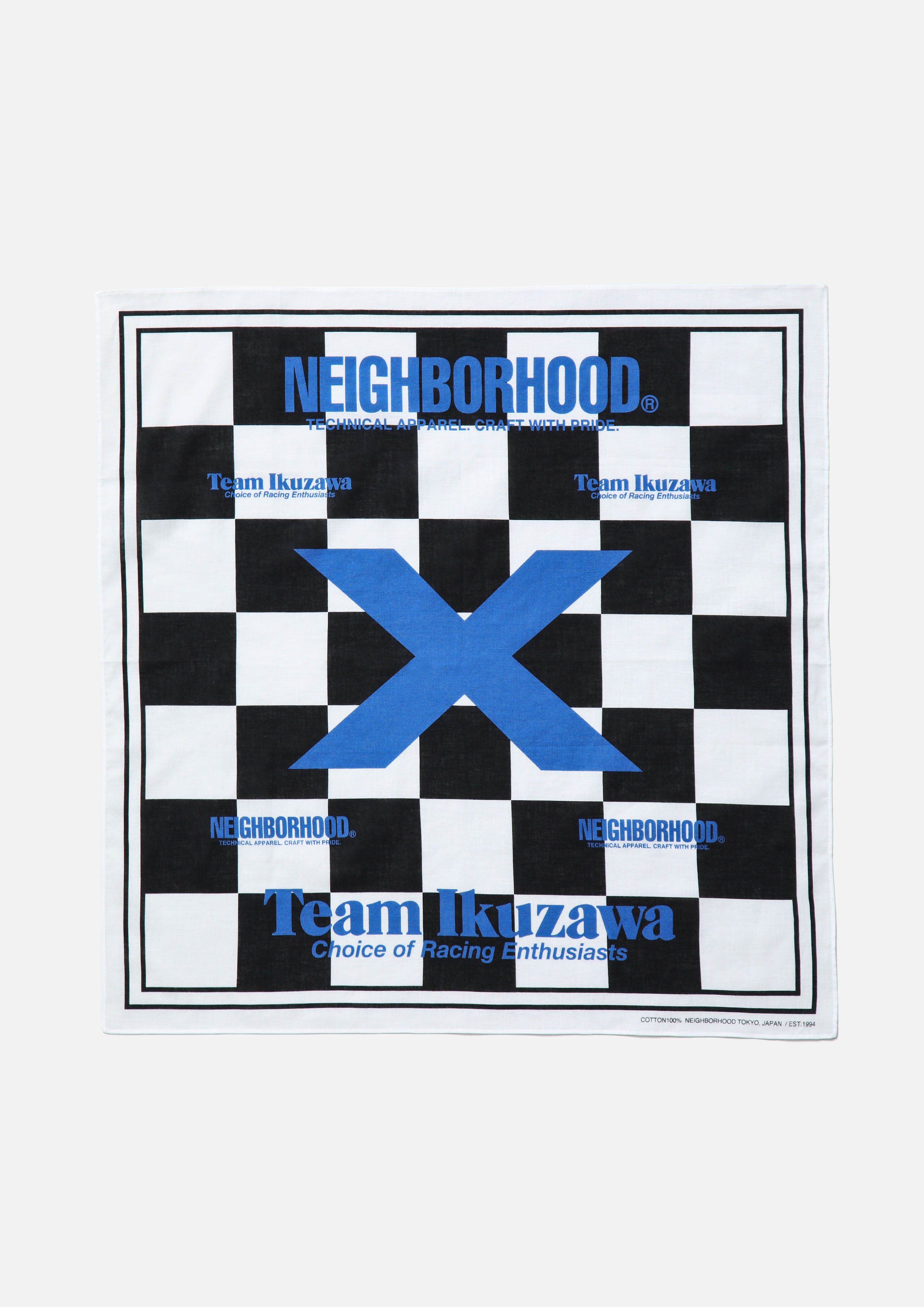 『代購商品』2026SS NEIGHBORHOOD NBHD NH X TEAM IKUZAWA . BANDANA 方巾 261BXTIN-AC01S