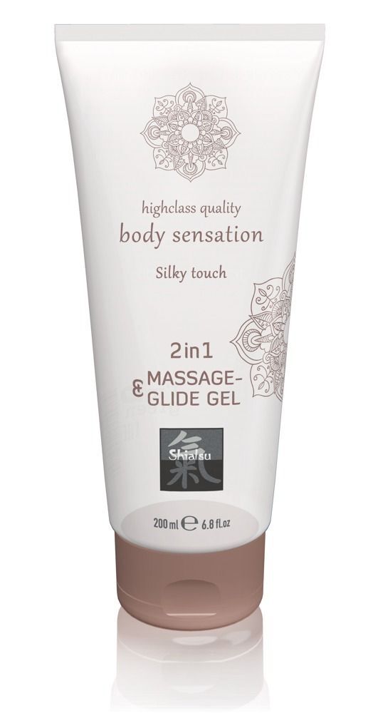 Shiatsu Massage & Glide Gel 2in1 Silky Touch 200ml