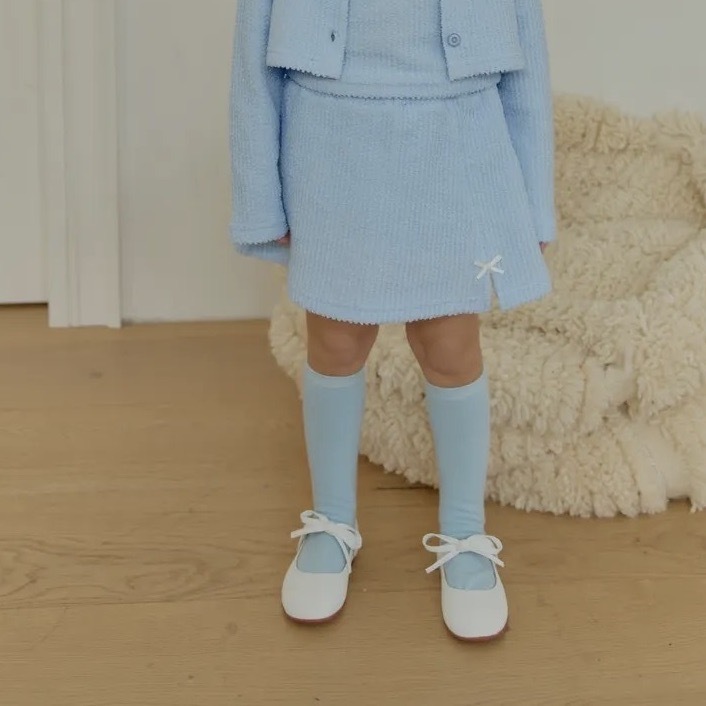 UEO 春季緞帶蝴蝶結短裙 / 2色