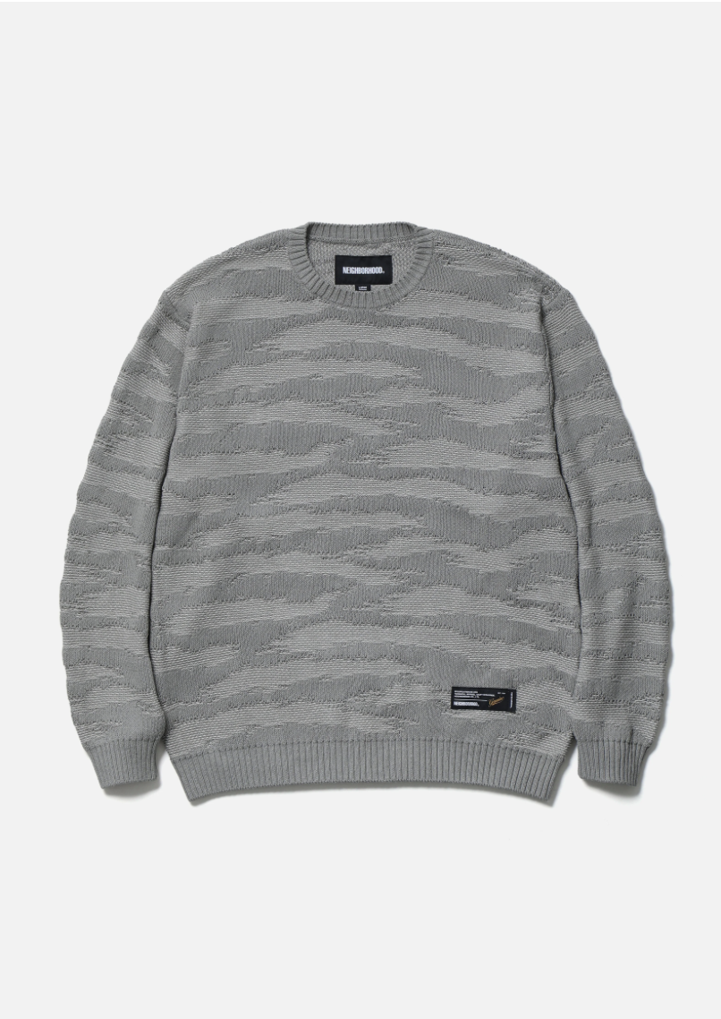 【NEIGHBORHOOD 】 0214發售 CAMO PATTERN CREWNECK SWEATER