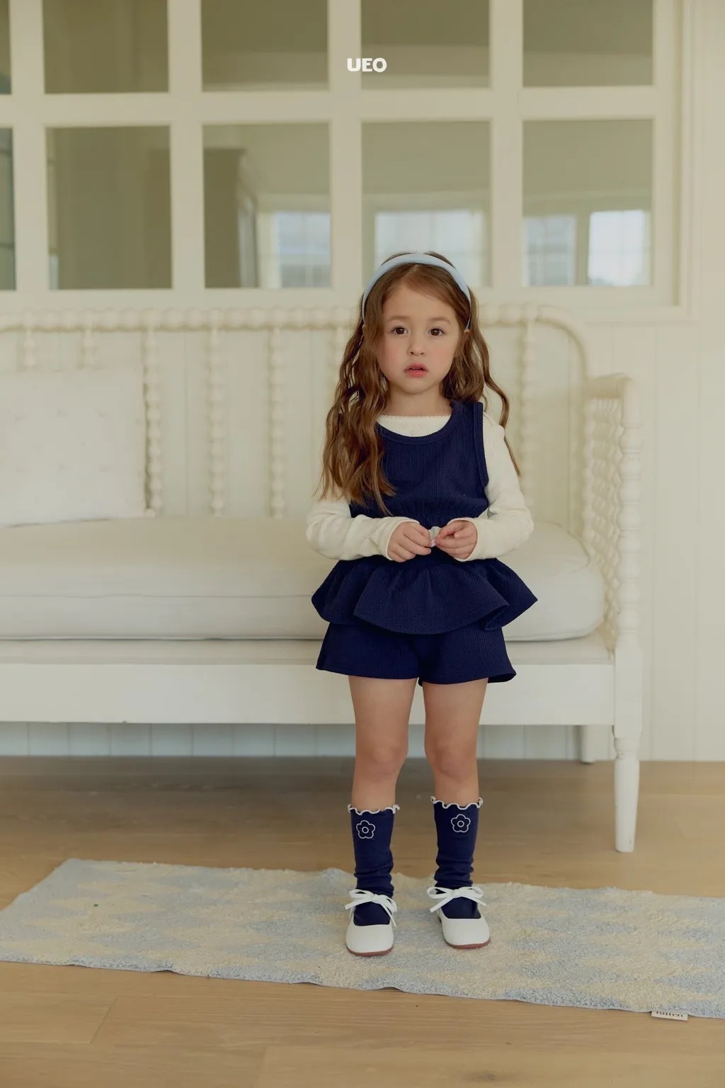 UEO 荷葉滾邊裙褲 / 2色