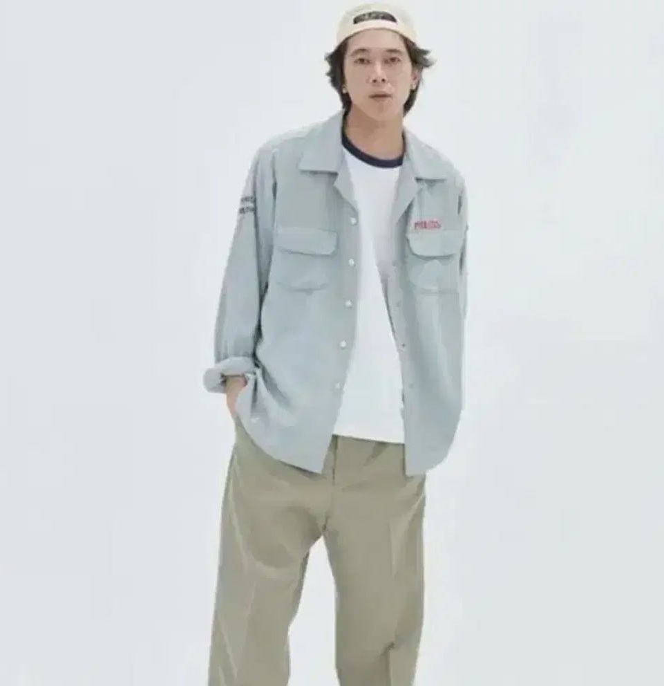 LAST PCS: VISVIM KEESEY G.S. SHIRT L/S I.Q.W.T - GREY PRE ORDER ITEM (預訂中)